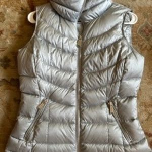 Calvin Klein Silver Down Vest - small